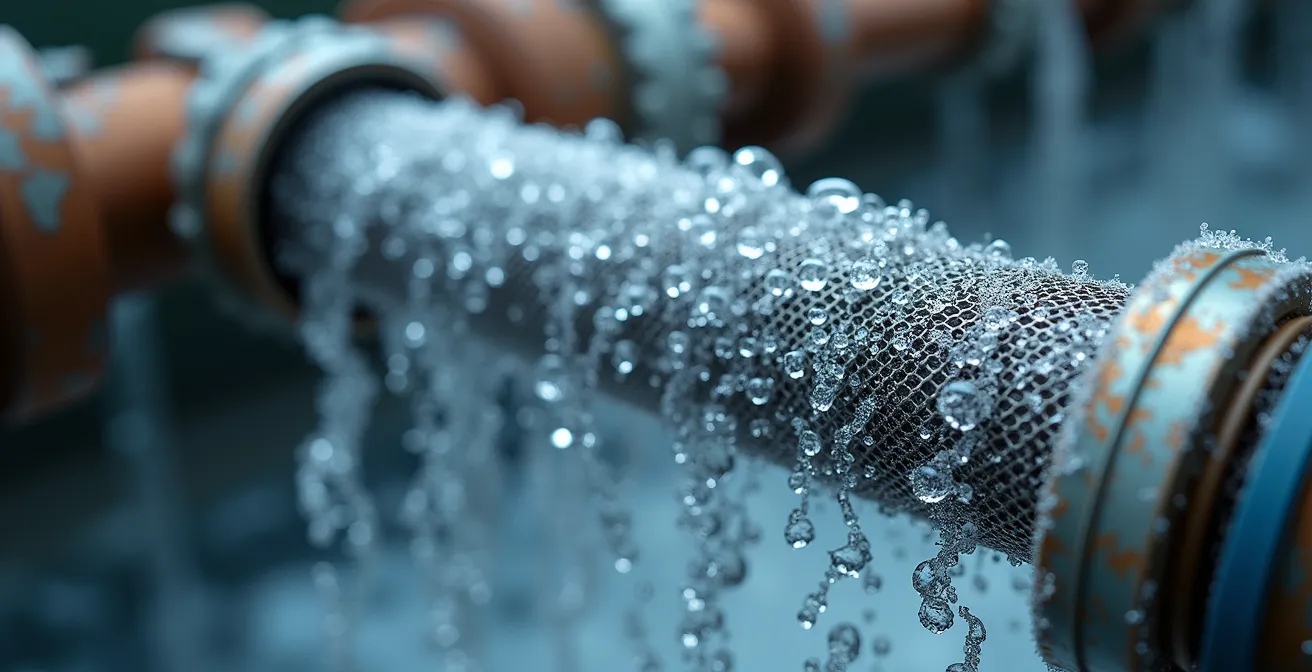 Système de récupération d'eau de pluie avec cuve et tuyauterie adaptée au climat québécois